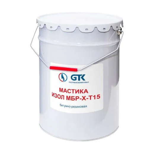 Мастика ИЗОЛ МБР-Х-Т15 битумно-резиновая для гидроизоляции Мастика ИЗОЛ МБР-Х-Т15 битумно-резиновая для гидроизоляции